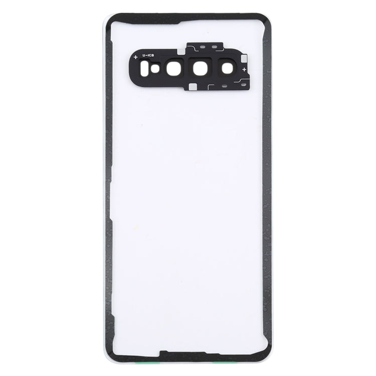 For Samsung Galaxy S10 G973F/DS G973U G973 SM-G973 Transparent Battery Back Cover with Camera Lens Cover (Transparent) - Back Cover by buy2fix | Online Shopping UK | buy2fix