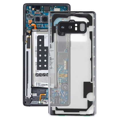 For Samsung Galaxy Note 8 / N950F N950FD N950U N950W N9500 N950N Transparent Battery Back Cover with Camera Lens Cover (Transparent) - Back Cover by buy2fix | Online Shopping UK | buy2fix