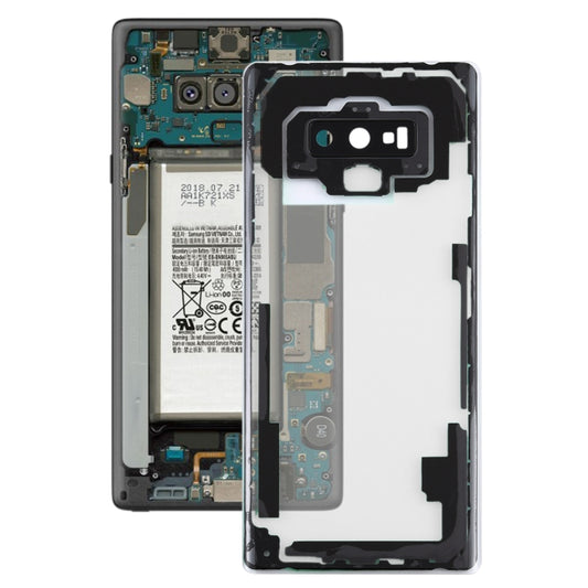 For Samsung Galaxy Note9 / N960D N960F Transparent Battery Back Cover with Camera Lens Cover (Transparent) - Back Cover by buy2fix | Online Shopping UK | buy2fix