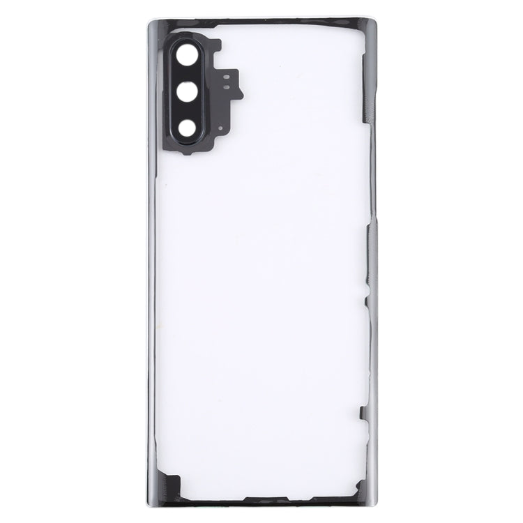 For Samsung Galaxy Note 10 N970 N9700 Transparent Battery Back Cover with Camera Lens Cover (Transparent) - Back Cover by buy2fix | Online Shopping UK | buy2fix