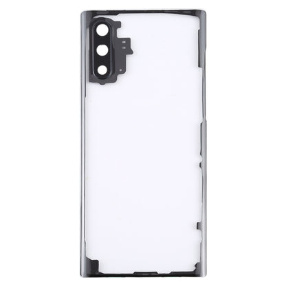 For Samsung Galaxy Note 10 N970 N9700 Transparent Battery Back Cover with Camera Lens Cover (Transparent) - Back Cover by buy2fix | Online Shopping UK | buy2fix