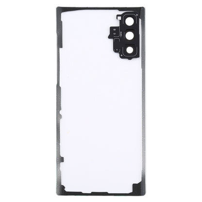 For Samsung Galaxy Note 10 N970 N9700 Transparent Battery Back Cover with Camera Lens Cover (Transparent) - Back Cover by buy2fix | Online Shopping UK | buy2fix