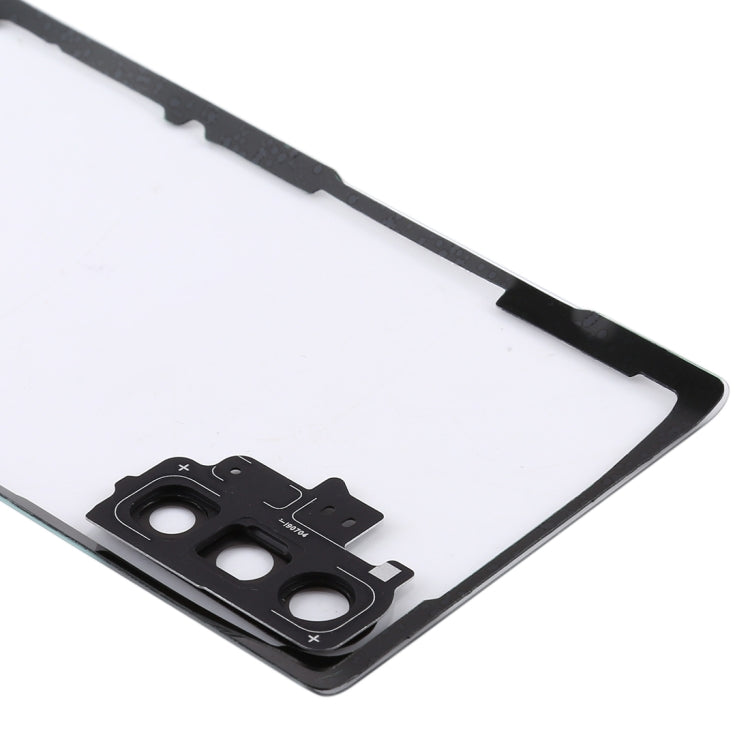 For Samsung Galaxy Note 10 N970 N9700 Transparent Battery Back Cover with Camera Lens Cover (Transparent) - Back Cover by buy2fix | Online Shopping UK | buy2fix