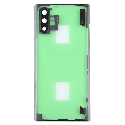 For Samsung Galaxy Note 10+ N975 N9750 Transparent Battery Back Cover with Camera Lens Cover (Transparent) - Back Cover by buy2fix | Online Shopping UK | buy2fix