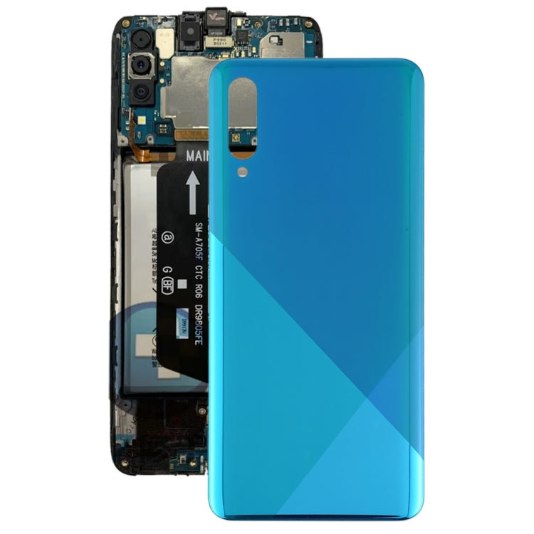 For Samsung Galaxy A30s Battery Back Cover (Blue) - Back Cover by buy2fix | Online Shopping UK | buy2fix