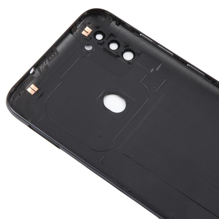 For Samsung Galaxy A11 SM-A115F Back Cover with Camera Lens Cover (Black) - Back Cover by buy2fix | Online Shopping UK | buy2fix