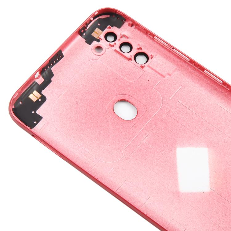For Samsung Galaxy A11 SM-A115F Back Cover with Camera Lens Cover(Red) - Back Cover by buy2fix | Online Shopping UK | buy2fix