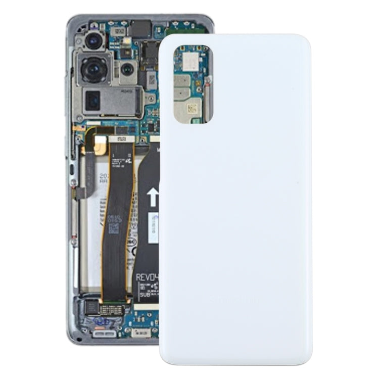 For Samsung Galaxy S20 Battery Back Cover (White) - Back Cover by buy2fix | Online Shopping UK | buy2fix