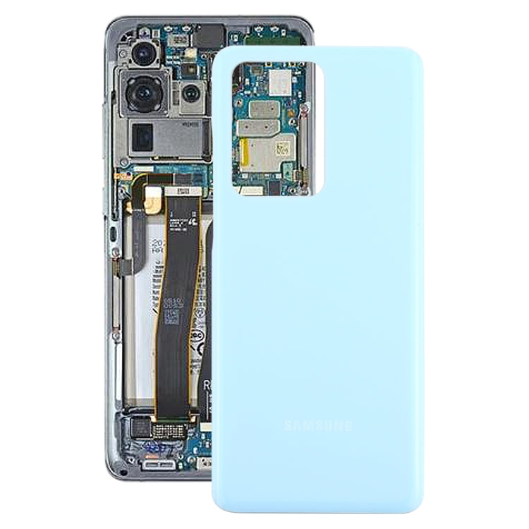 For Samsung Galaxy S20 Ultra Battery Back Cover (Blue) - Back Cover by buy2fix | Online Shopping UK | buy2fix