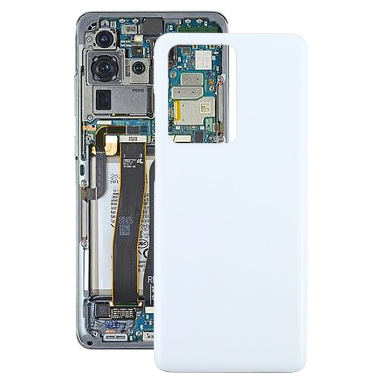 For Samsung Galaxy S20 Ultra Battery Back Cover (White) - Back Cover by buy2fix | Online Shopping UK | buy2fix