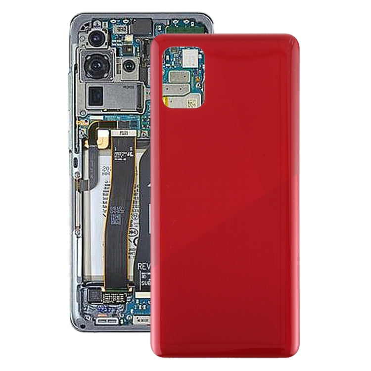 For Samsung Galaxy A31 Battery Back Cover (Red) - Back Cover by buy2fix | Online Shopping UK | buy2fix