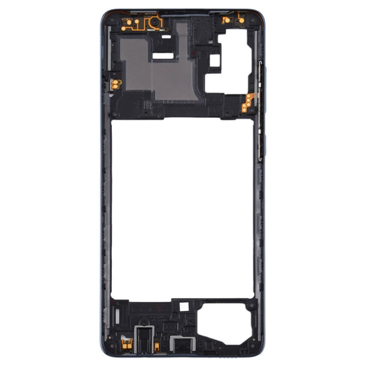 For Samsung Galaxy A71  Middle Frame Bezel Plate (Black) - Frame Bezel Plate by buy2fix | Online Shopping UK | buy2fix