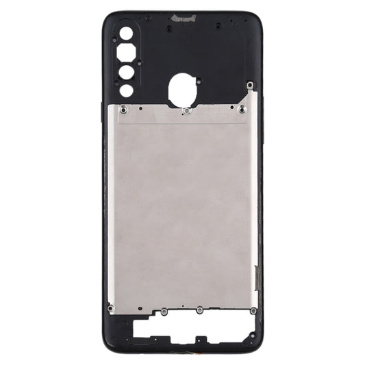 For Samsung Galaxy A20s  Middle Frame Bezel Plate (Black) - Frame Bezel Plate by buy2fix | Online Shopping UK | buy2fix