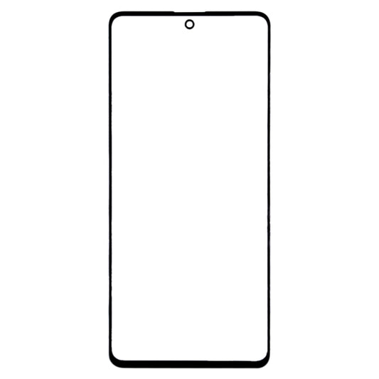 For Samsung Galaxy A71 Front Screen Outer Glass Lens (Black) - Outer Glass Lens by buy2fix | Online Shopping UK | buy2fix