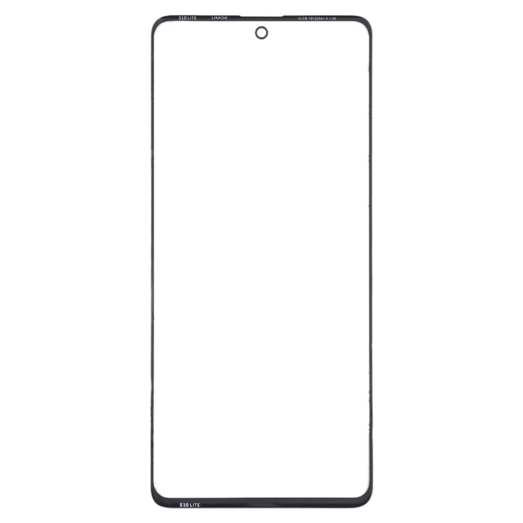 For Samsung Galaxy A71 Front Screen Outer Glass Lens (Black) - Outer Glass Lens by buy2fix | Online Shopping UK | buy2fix