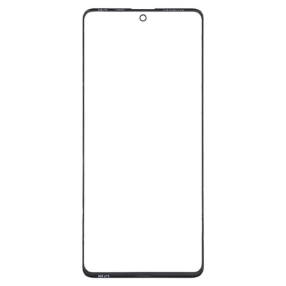 For Samsung Galaxy A71 Front Screen Outer Glass Lens (Black) - Outer Glass Lens by buy2fix | Online Shopping UK | buy2fix