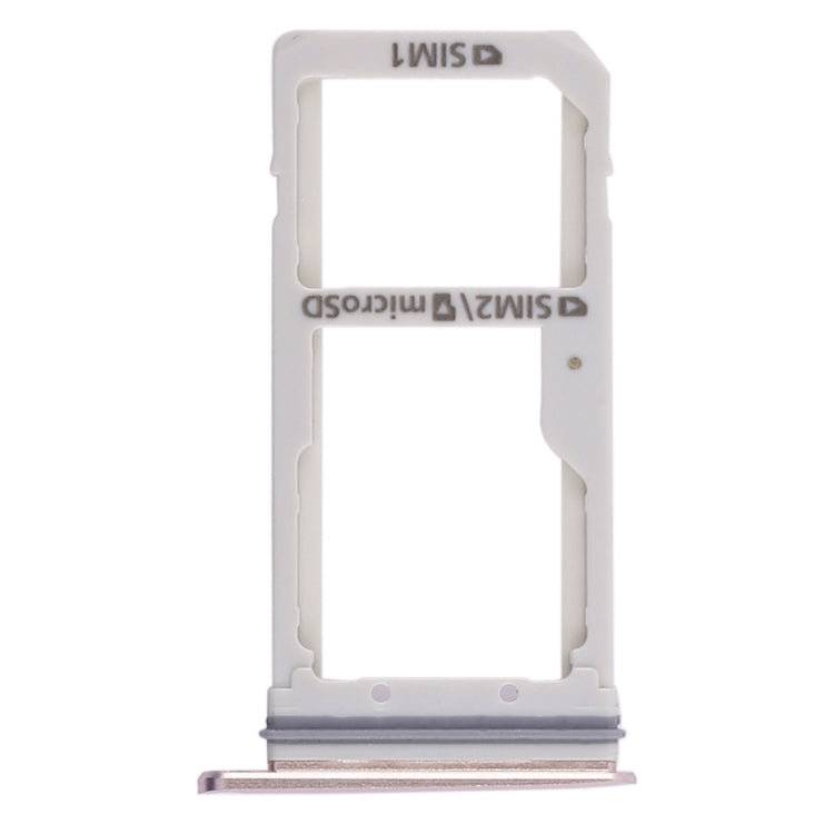 For Galaxy S7 Edge 2 SIM Card Tray / Micro SD Card Tray (Gold) - Card Tray by buy2fix | Online Shopping UK | buy2fix