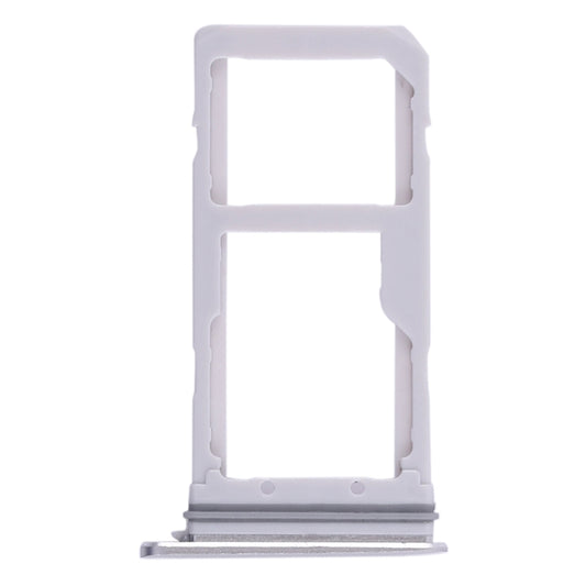 For Galaxy S7 Edge 2 SIM Card Tray / Micro SD Card Tray (White) - Card Tray by buy2fix | Online Shopping UK | buy2fix