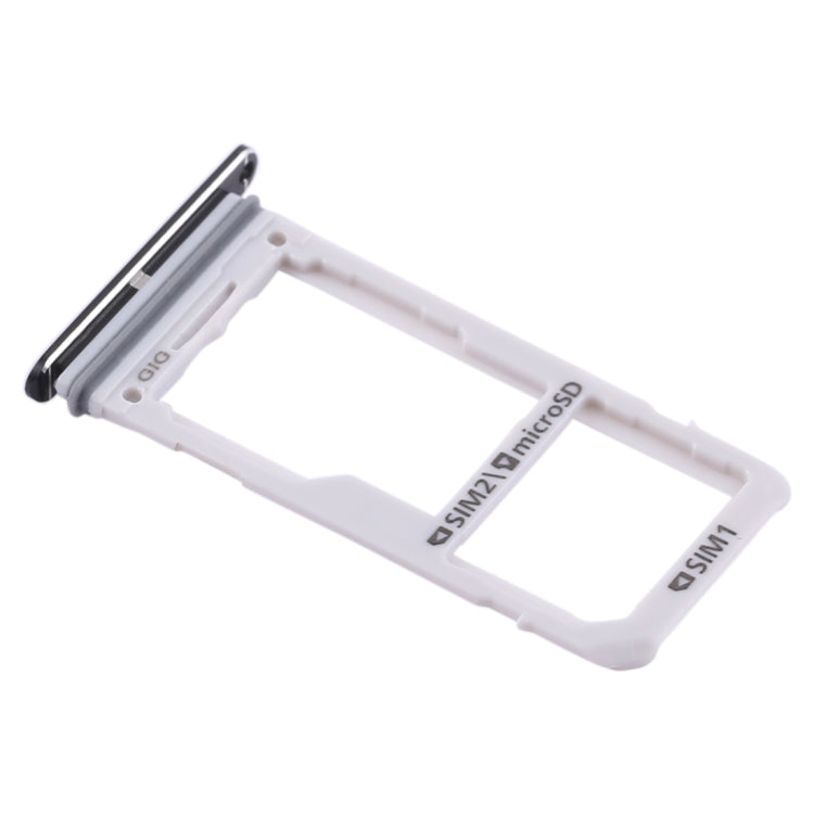 For Galaxy S8 / S8+ 2 SIM Card Tray / Micro SD Card Tray (Black) - Card Tray by buy2fix | Online Shopping UK | buy2fix