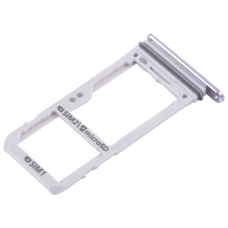 For Galaxy S8 / S8+ 2 SIM Card Tray / Micro SD Card Tray (Grey) - Card Tray by buy2fix | Online Shopping UK | buy2fix
