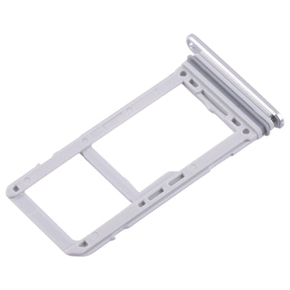 For Galaxy S8 / S8+ 2 SIM Card Tray / Micro SD Card Tray (Silver) - Card Tray by buy2fix | Online Shopping UK | buy2fix