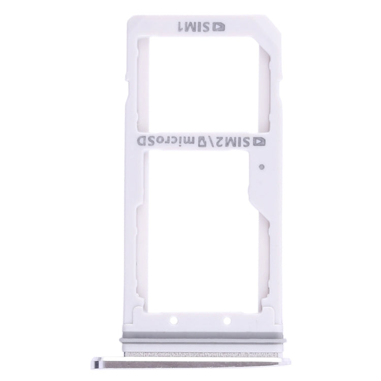 For Galaxy S7 2 SIM Card Tray / Micro SD Card Tray (White) - Card Tray by buy2fix | Online Shopping UK | buy2fix