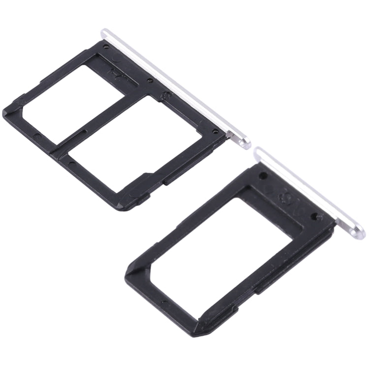 For Galaxy A5108 / A7108 2 SIM Card Tray + Micro SD Card Tray (White) - Card Tray by buy2fix | Online Shopping UK | buy2fix