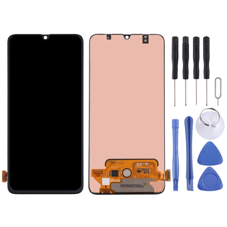 Super AMOLED LCD Screen for Samsung Galaxy A70s with Digitizer Full Assembly (Black) - LCD Screen by buy2fix | Online Shopping UK | buy2fix
