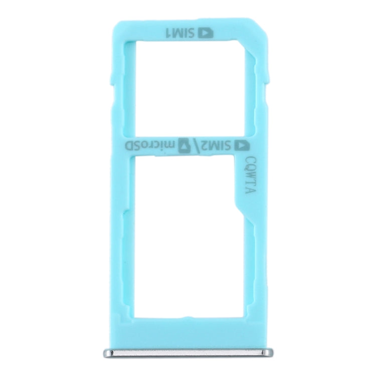 For Samsung Galaxy A60 SIM Card Tray + SIM Card Tray / Micro SD Card Tray (Baby Blue) - Card Tray by buy2fix | Online Shopping UK | buy2fix
