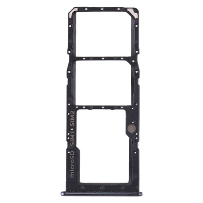 For Samsung Galaxy A30s SIM Card Tray + SIM Card Tray + Micro SD Card Tray (Black) - Card Tray by buy2fix | Online Shopping UK | buy2fix