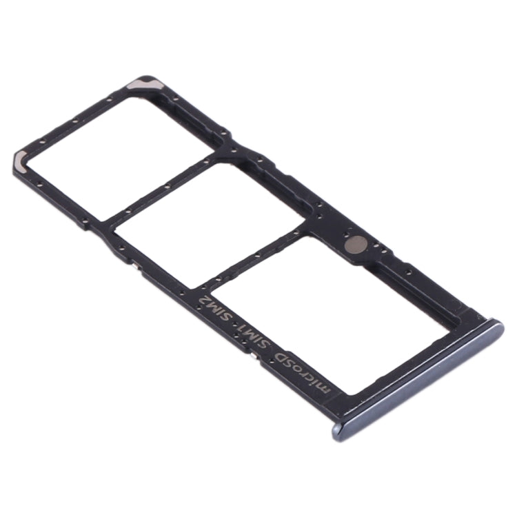 For Samsung Galaxy A30s SIM Card Tray + SIM Card Tray + Micro SD Card Tray (Black) - Card Tray by buy2fix | Online Shopping UK | buy2fix