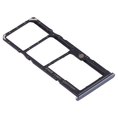 For Samsung Galaxy A30s SIM Card Tray + SIM Card Tray + Micro SD Card Tray (Black) - Card Tray by buy2fix | Online Shopping UK | buy2fix