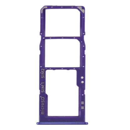For Samsung Galaxy A30s SIM Card Tray + SIM Card Tray + Micro SD Card Tray (Blue) - Card Tray by buy2fix | Online Shopping UK | buy2fix