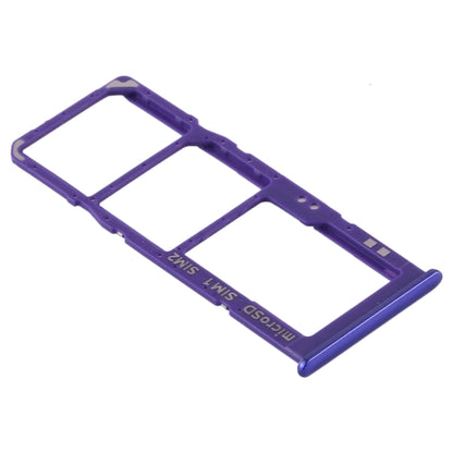 For Samsung Galaxy A30s SIM Card Tray + SIM Card Tray + Micro SD Card Tray (Blue) - Card Tray by buy2fix | Online Shopping UK | buy2fix