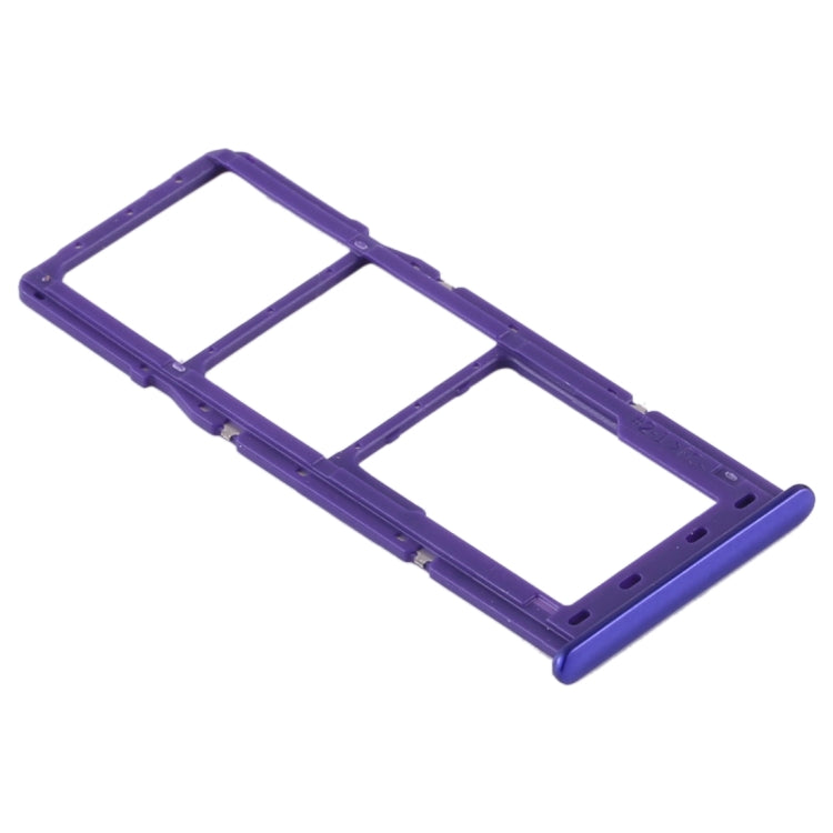 For Samsung Galaxy A30s SIM Card Tray + SIM Card Tray + Micro SD Card Tray (Blue) - Card Tray by buy2fix | Online Shopping UK | buy2fix