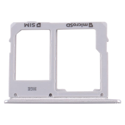 For Samsung Galaxy Tab S5e SM-T725 SIM Card Tray + Micro SD Card Tray (Silver) - Card Tray by buy2fix | Online Shopping UK | buy2fix