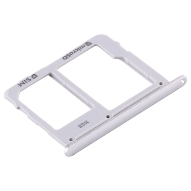 For Samsung Galaxy Tab S5e SM-T725 SIM Card Tray + Micro SD Card Tray (Silver) - Card Tray by buy2fix | Online Shopping UK | buy2fix