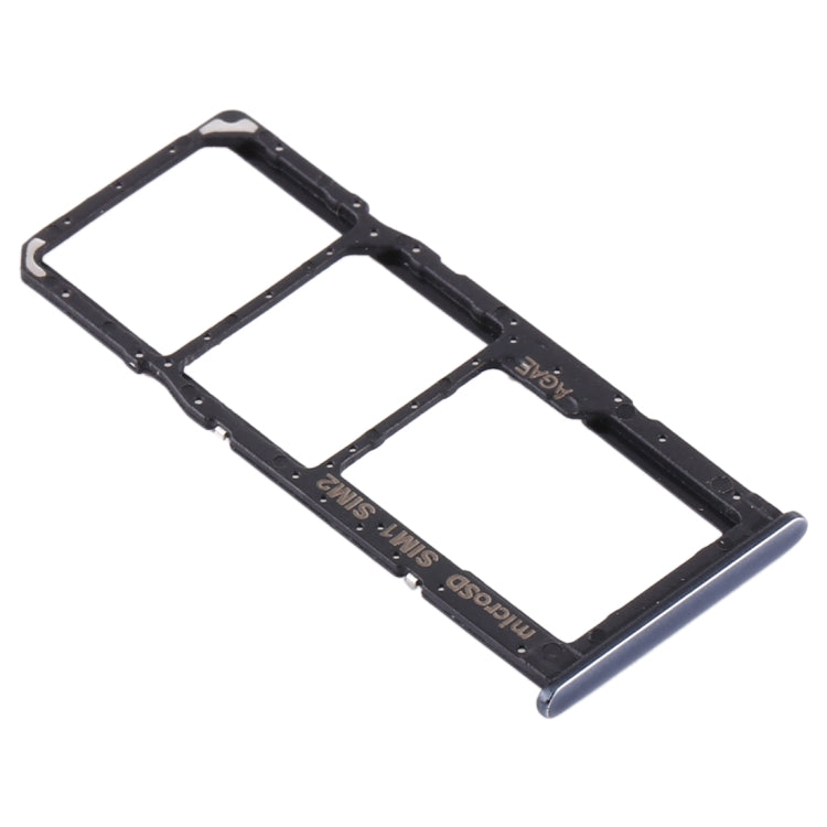 For Samsung Galaxy A71 SIM Card Tray + SIM Card Tray + Micro SD Card Tray (Black) - Card Tray by buy2fix | Online Shopping UK | buy2fix