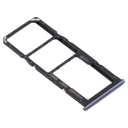For Samsung Galaxy A71 SIM Card Tray + SIM Card Tray + Micro SD Card Tray (Black) - Card Tray by buy2fix | Online Shopping UK | buy2fix
