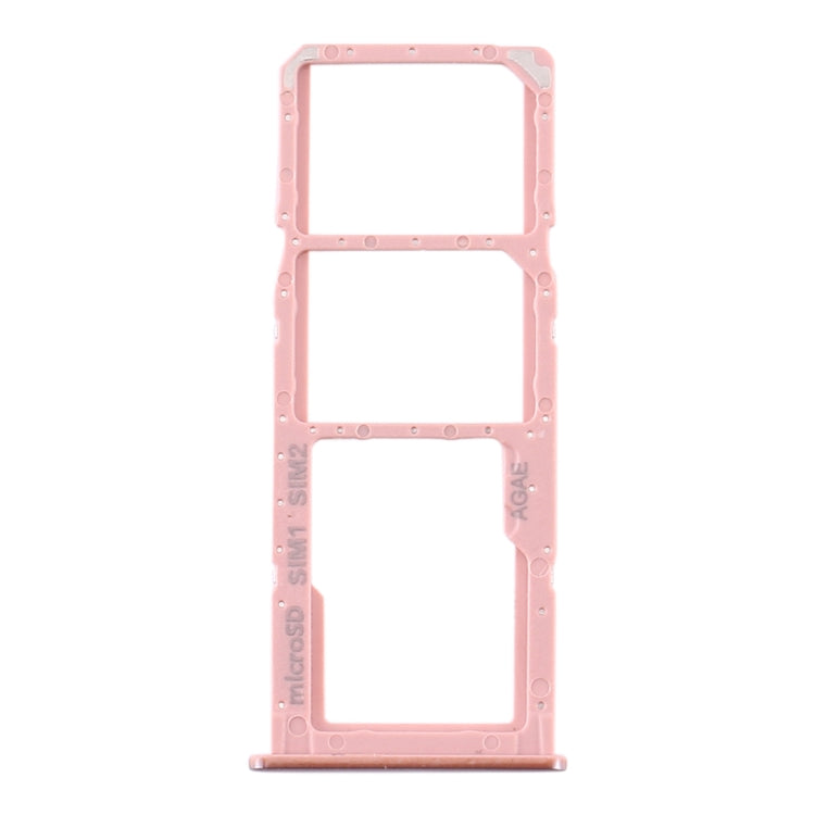 For Samsung Galaxy A71 SIM Card Tray + SIM Card Tray + Micro SD Card Tray (Pink) - Card Tray by buy2fix | Online Shopping UK | buy2fix