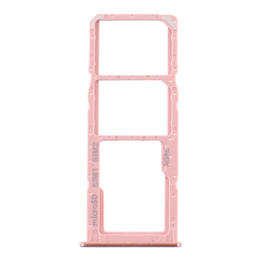 For Samsung Galaxy A71 SIM Card Tray + SIM Card Tray + Micro SD Card Tray (Pink) - Card Tray by buy2fix | Online Shopping UK | buy2fix