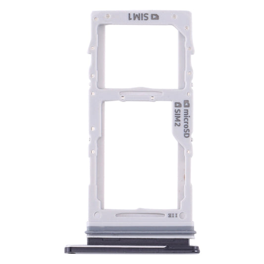 For Samsung Galaxy Note10+ SIM Card Tray + SIM Card Tray / Micro SD Card Tray (Black) - Card Tray by buy2fix | Online Shopping UK | buy2fix