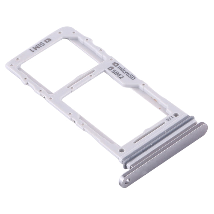 For Samsung Galaxy Note10+ SIM Card Tray + SIM Card Tray / Micro SD Card Tray (Grey) - Card Tray by buy2fix | Online Shopping UK | buy2fix