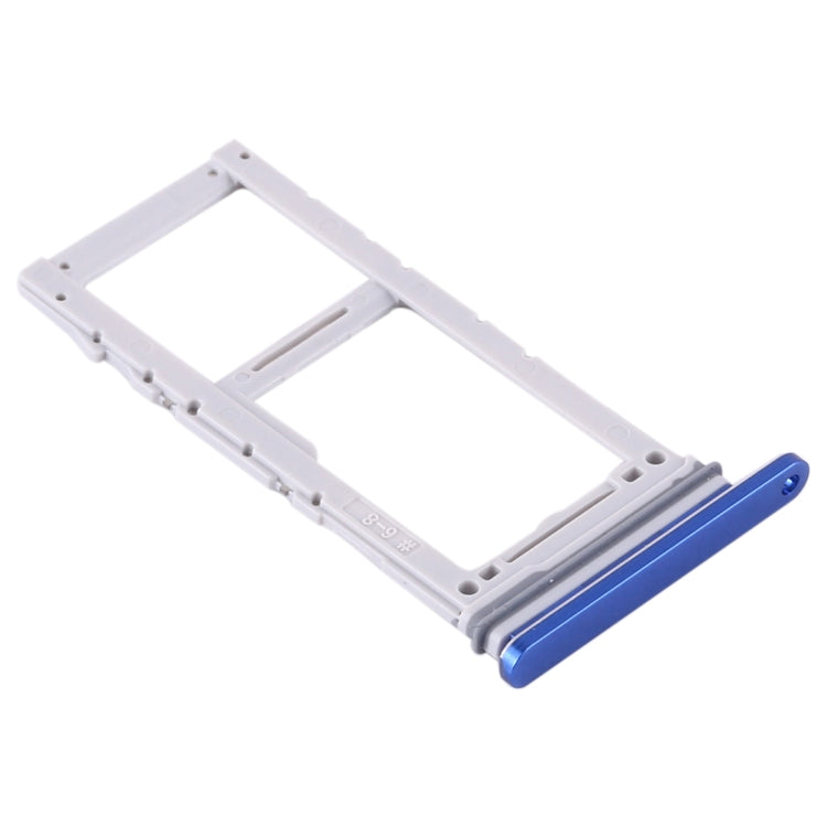 For Samsung Galaxy Note10+ SIM Card Tray + SIM Card Tray / Micro SD Card Tray (Blue) - Card Tray by buy2fix | Online Shopping UK | buy2fix