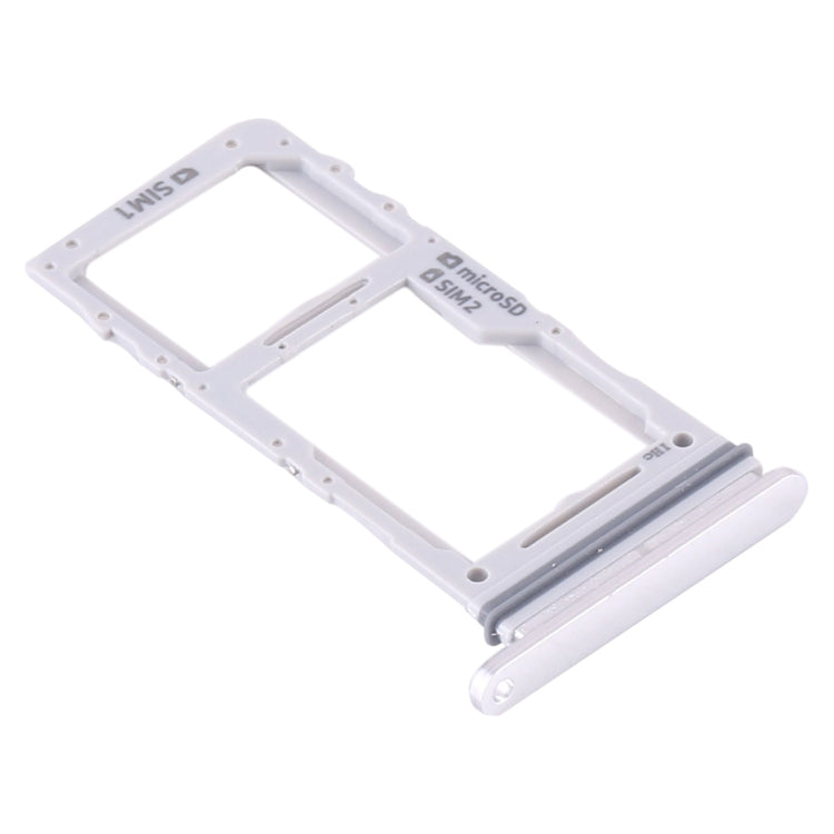 For Samsung Galaxy Note10+ SIM Card Tray + SIM Card Tray / Micro SD Card Tray (White) - Card Tray by buy2fix | Online Shopping UK | buy2fix