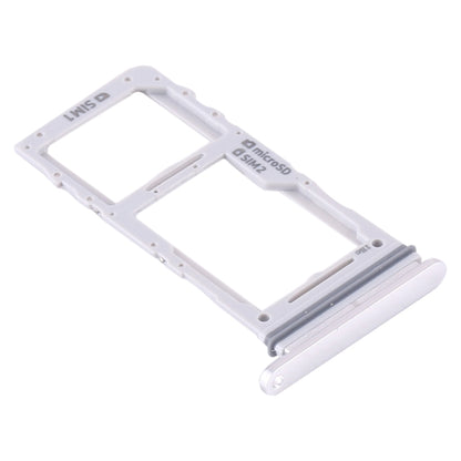 For Samsung Galaxy Note10+ SIM Card Tray + SIM Card Tray / Micro SD Card Tray (White) - Card Tray by buy2fix | Online Shopping UK | buy2fix