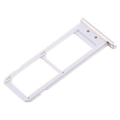 For Galaxy S6 Edge plus / S6 Edge+ 2 SIM Card Tray (Gold) - Card Tray by buy2fix | Online Shopping UK | buy2fix