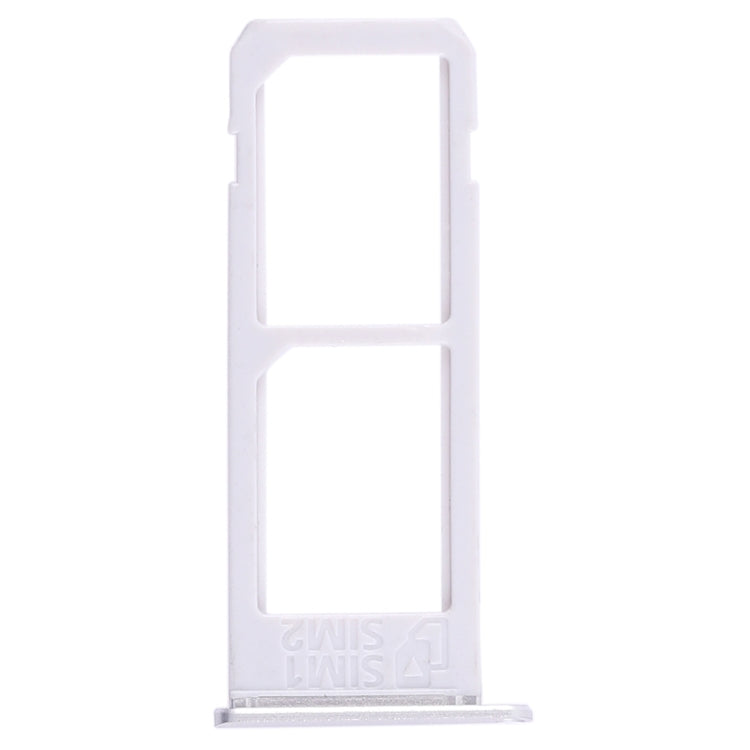 For Galaxy S6 Edge plus / S6 Edge+ 2 SIM Card Tray (Silver) - Card Tray by buy2fix | Online Shopping UK | buy2fix
