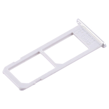 For Galaxy S6 Edge plus / S6 Edge+ 2 SIM Card Tray (Silver) - Card Tray by buy2fix | Online Shopping UK | buy2fix