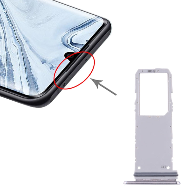 For Samsung Galaxy Note10 SIM Card Tray (Grey) - Card Tray by buy2fix | Online Shopping UK | buy2fix